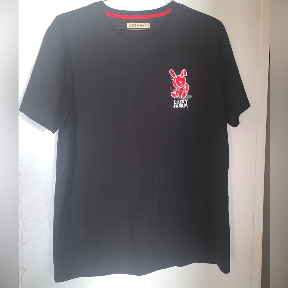 BKYS Lucky Charm High Quality T-Shirt Small Logo Red/Black
